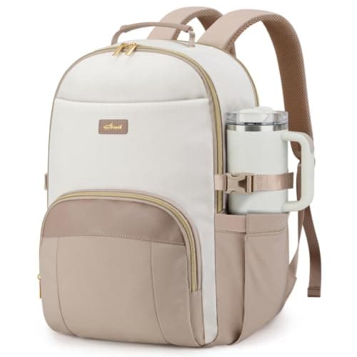 ETRONIK 15.6 Inch Laptop Backpack Women, Water-resistant Laptop Work Bag