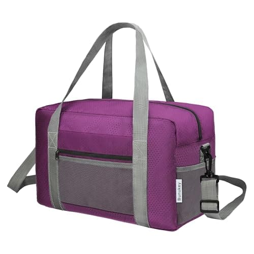 for Ryanair Cabin Bags 40x30x20 Underseat Airlines Cabin Bags 40x20x25 Travel Duffel Bag Carry On Hand Luggage Overnight Bag for Women Men 20L (Purple)