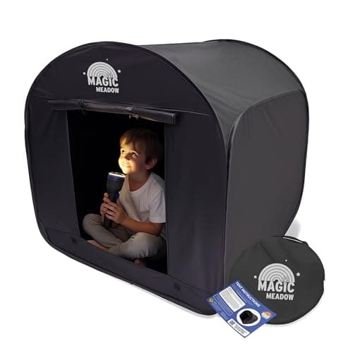 MagicMeadow Sensory Large Pop-Up Blackout Tent | 120cm x 120cm x 120cm