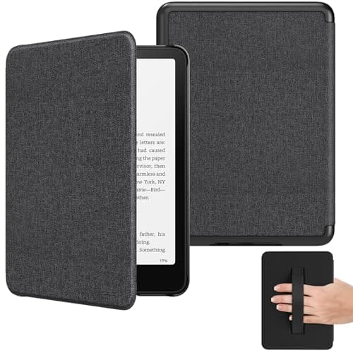 MoKo Case for 7" Kindle Paperwhite 12th Gen 2024 & Colorsoft, Denim Black