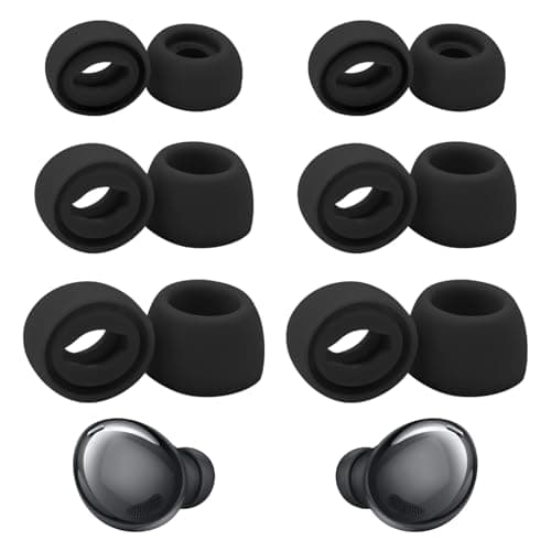 6 Pairs Replacement Ear Tips for Gal-axy Buds-Pro, Silicone Earbuds Cap