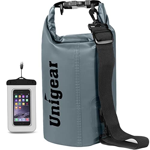 Unigear Waterproof Dry Bag 2L-55L with Phone Pouch for Swimming Kayaking