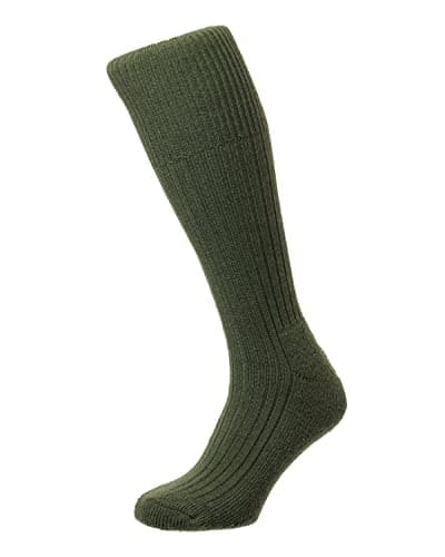 1 Pair HJ Commando Wool Socks HJ3000 Olive 6-11