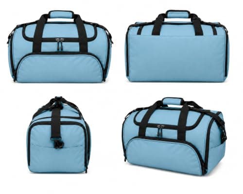 Lightweight Cabin Holdall Travel Gym Weekend Bag, Turquoise, 42L