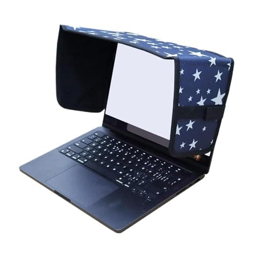 Anti Glare Laptop Shade - Heat Resistant Sun Protection Hood for Outdoor Use | Portable Work Accessory with Cafes, Camping, Balcony, Travel for Terrace, Students, Professionals, and Home