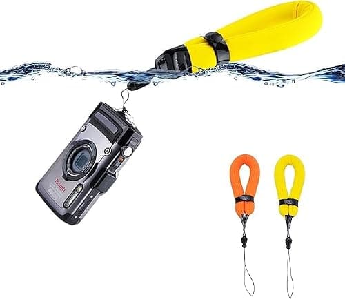 2-Pack Waterproof Underwater Camera Float Strap Floating Wrist Lanyard