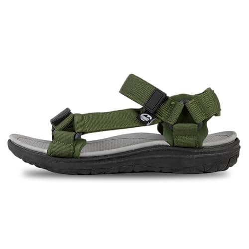 Lakeland Active Men's Stonethwaite Adjustable Outdoor Walking Trekking Sandals - Moss Green - 10