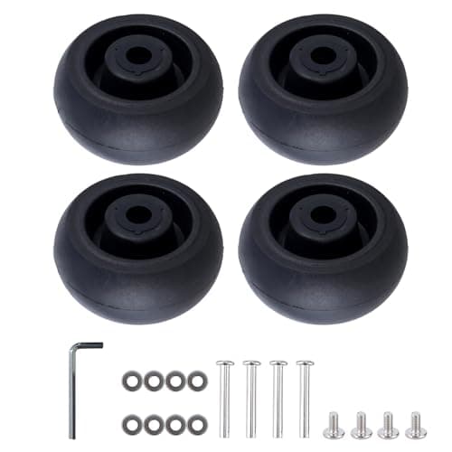 Vexandrie 4Pcs 40x18mm Black Suitcase Repair Kits