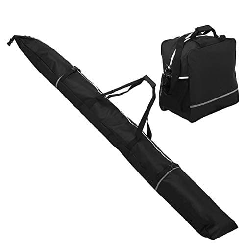 Snowboard Travel Bags,Adventure Gear Backpack,Ski and Snowboard Travel Bag Set,Nylon Snowboard Bag and Ski Boot Storage Bags Waterproof Carrying Travel Case Set