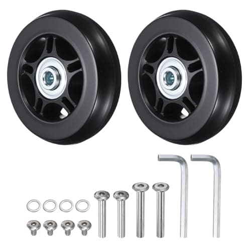 HIPICCO Luggage Suitcase Replacement Wheels, 70x24mm Caster Repair Kit