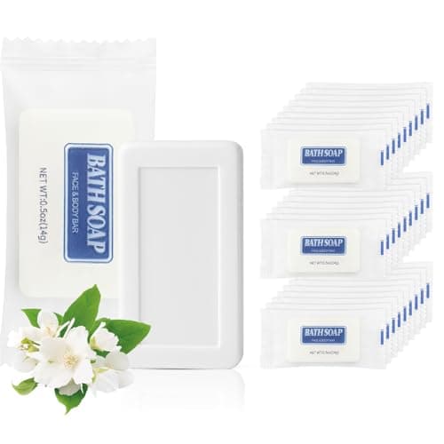 200 Pack Hotel Soap Bars, 14 g Individually Wrapped Mini Soaps