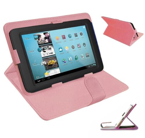 Universal Case for All 10 inch Tablet,Cover for 10.1 inch Tab, Travel Portable Protective Folio Leather Stand Shell for All Kinds of 9.6-10.5 inch Android/iOS/Windows Tablet (Ross Gold)