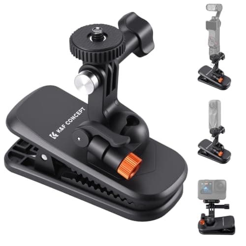 K&F CONCEPT Magnetic Backpack Clip Mount Sun Visor Holder for Action Camera