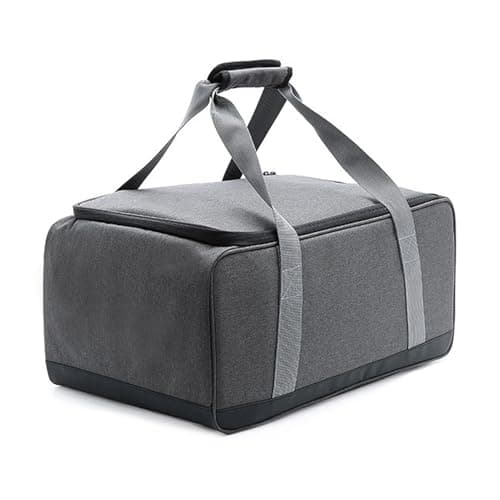 YUYTE Camping Cooking Utensils Set Bag, Camping Storage Bag with Movable Partitions for Campers and Backpackers, for Travel, Picnics, Camping, BBQs (L)