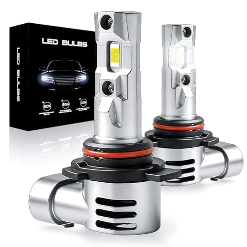 SPOLI HIR2/9012 LED Headlight Bulb Silver, 1:1 Halogen Design, Canbus Ready