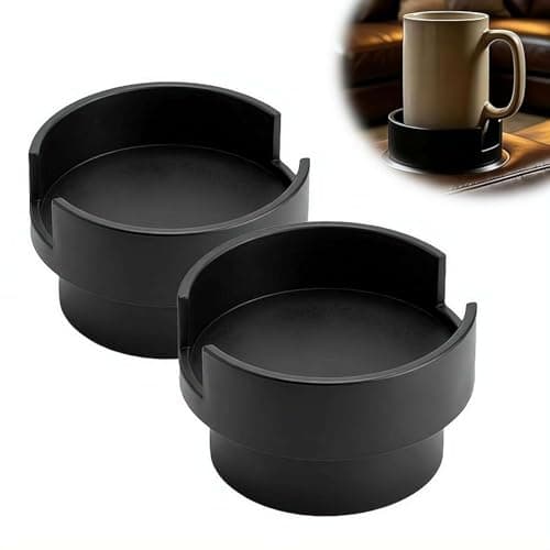 Universal Couch Cup Holder Adapter Insert,2pcs Sofa Cup Holder Adapter Expandable Sofa Part,Suitable for Mugs and Wine Glasses,Cups Holders for Mugs Tumblers Bottles,Spill Free Drink Storage for Sofa
