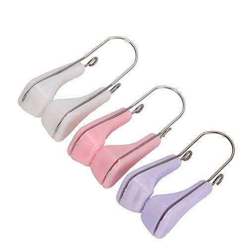 Bamjour Silicone Nose Up Lifting Clips Set of 3 Portable Nose Shaping Clips - Enhance Bridge Comfortably - Perfect for Home & Travel