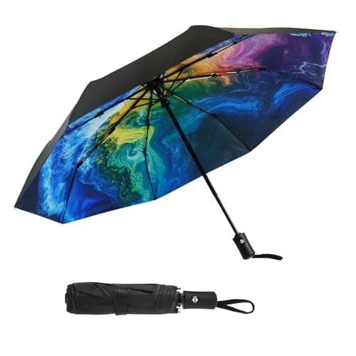 SY COMPACT Travel Umbrella Windproof Automatic Unbreakable UV Protection
