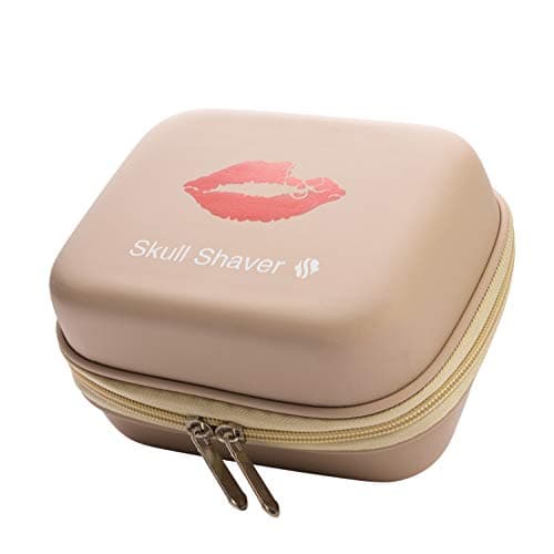 SKULL SHAVER Pitbull Travel Case for Butterfly and Pitbull Series Shavers (Beige), Best for Gifting