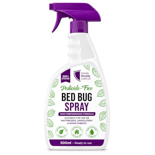 Bed Bug Spray 500ml – Pesticide-Free Polymer Formula for Mattresses, Upholstery & Home Fabrics, Non-Staining Household Surface Treatment Spray