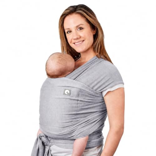 Trekki Pocket Wrap™ Baby Sling Carrier, Newborn to Toddler, Grey