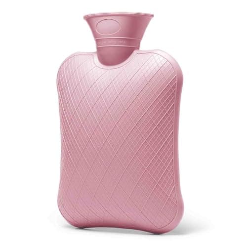 FORICOM Hot Water Bottle for Pain Relief,Period Cramps,Menstrual, Hot Water Bag for Sleeping, Tummy. 2Liter,Non Toxic Silicone