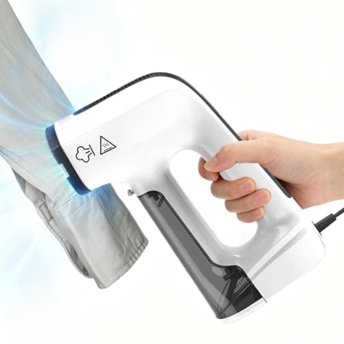PKBD Vacuum Clothes Steamer Handheld for Clothes Portable Home&Travel,White