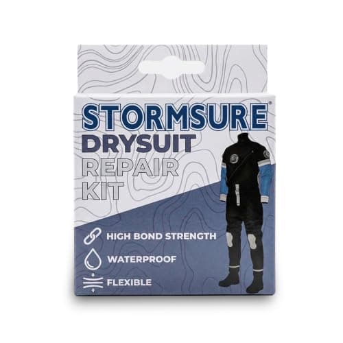 Stormsure Drysuit Repair Kit with Flexible Adhesive and TUFF Tape - Ideal for Drysuits, Semi-Drysuits, Neoprene, Latex Seals
