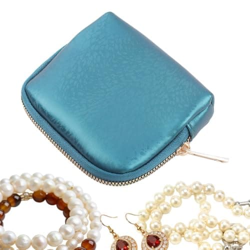 Niktule Travel Jewelry Organizer Portable Box with Zipper
