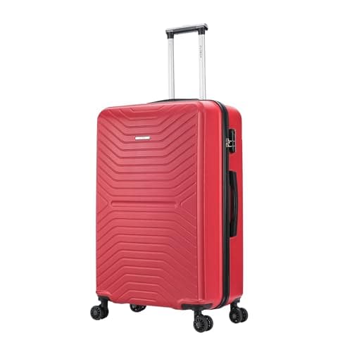 FLYMAX 29" Large Suitcase 4 Wheel Lightweight Luggage Hard Shell Travel Case Hold Check in Fits 23kg - 27kg + 3 Digit Lock Suitcase Large + Telescopic Handle 100 Litre Capacity