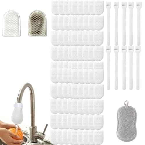 Faucet Filter Cotton Bag, Tap Filter Bag, Captures Rust Sediment Scale,Ultra-Fine 1000-Mesh Filtration Technology Designed, For Home Dorm Travel Outdoor Well Use (100pcs)