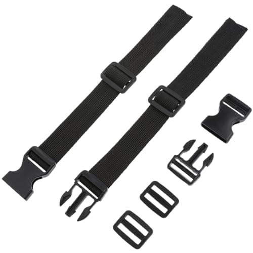 SEWACC 2pcs Adjustable Golf Trolley Cart Tie Down Straps with Quick Release Buckle Webbing Fastening Belt for Securing Golf Bags and Utility Use