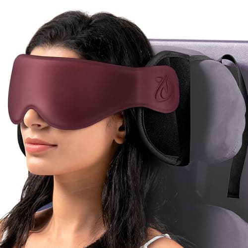 Bonairest Travel Pillow, Airplane Head Strap with 3D Eye Mask for Sleeping