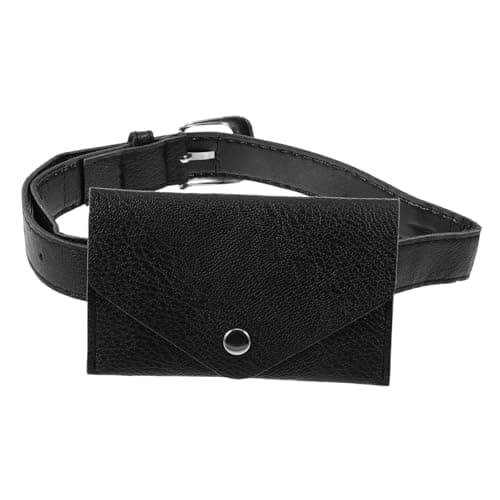 Abaodam Girls Waist Bag Small Fanny Pack Black Kids Belt Bag for Girls Fashion Mini Hip Pack Casual Travel Outdoor Use