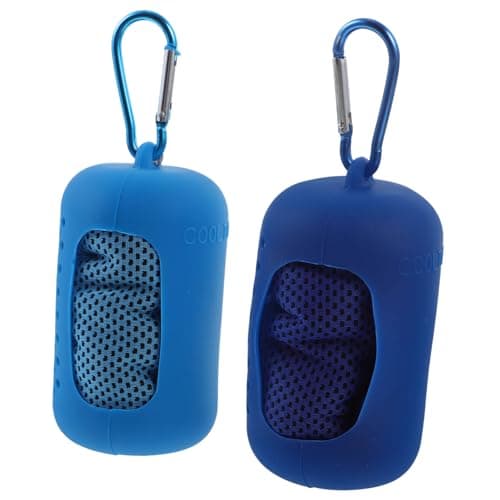 MOBUTOFU 2 Sets Quick Drying Ice Towel for Sports Fitness Sweat Absorbing Cooling Towel for Gym Workout Travel Backpacking for Yoga