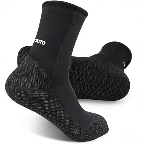 PAWHITS Wetsuit Socks, 3mm Thermal Neoprene Socks for Men Women