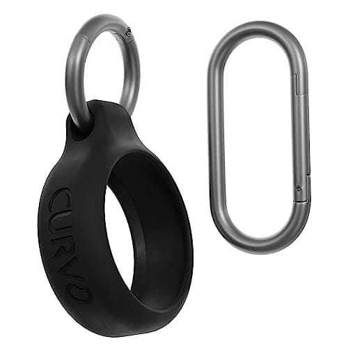 CURVD Earplugs Case Clip for Secure Storage & Travel of Ear Plugs- Premium Carrying Case Clip. Portable Waterproof Aluminum Earplug Holder, Durable Container Recyclable & Sustainable Materials (Black)