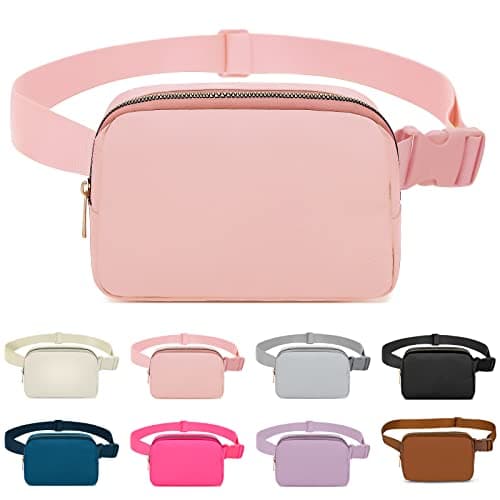 Invool Bum Bag for Women Men, Fanny Pack with Adjustable Straps Crossbody Fashion Waist Pack, Running Belt Bag for Travel Workout Cycling Hiking