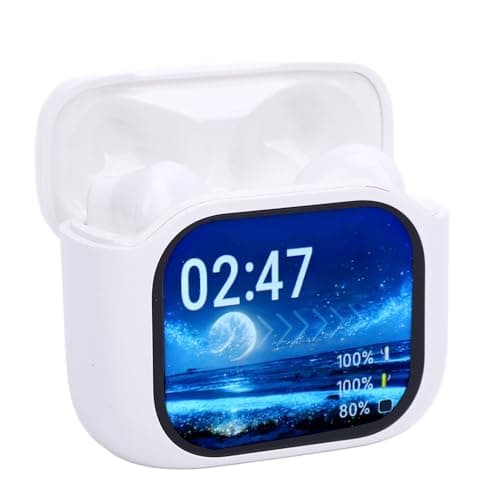 Generic Language Translator Device Versatile Real Time Translation Earbuds for Global Communication, 144 Languages Bluetooth 5.4 Earphone for Digital Nomads (White)