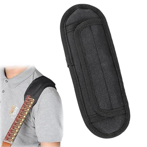 1Pcs Black Universal Shoulder Strap Pads,Breathable Detachable Universal Replacement Shoulder Cushion,for Guitar Straps, Camera Bag, Laptop Bags, Luggage(Black)