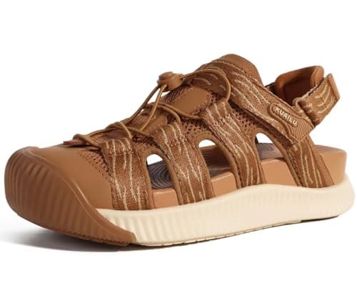 KuaiLu Orthopedic Closed Toe Sandals For Womens Athletic Outdoor Walking