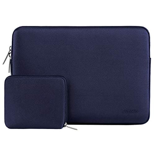 MOSISO 13.3 inch Laptop Case Neoprene Sleeve with Small Bag,Navy Blue