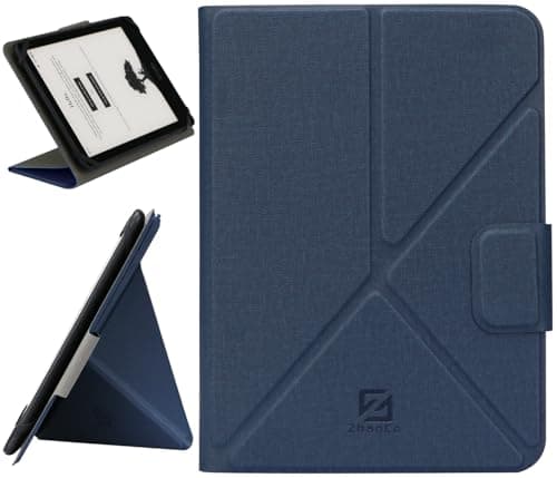 ZhaoCo Universal Case Cover for 6.8" Kindle Paperwhite 2021/7'' Paperwhite 2024/7'' Colorsoft Signature Edition 2024 Ebook Reader - Navy