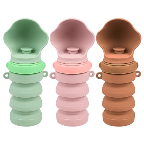 Water Bottle - Leak Proof Foldable Drinking Cup, Water Dispenser for Outdoor, Use Only for Pet Hydration Bottle to Road Trips and Vacations, Portable Dog, Daily Routine, 4.02 Inches