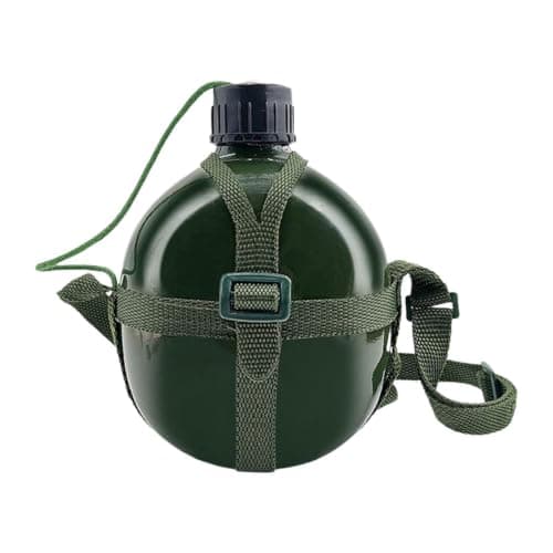 Vintage Aluminum Canteen – Aluminum 1L 18x14cm 2L 21x16.5cm
