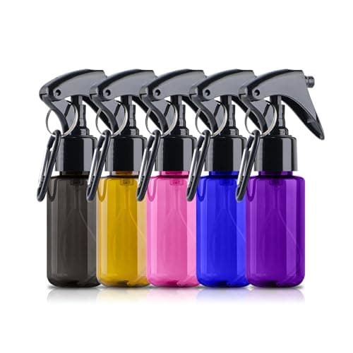 TANSHINE Mini Fine Mist Spray Bottle 50ml 5 Pack