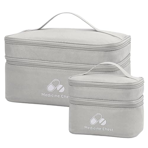 Dzmuero 2 Pieces First Aid Kit Bags, Empty Emergency Bags