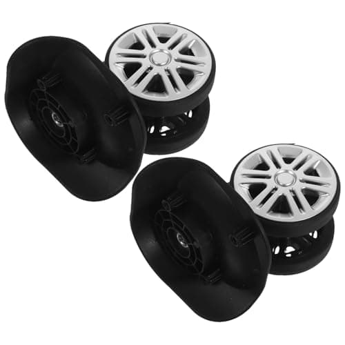 FRCOLOR 2pcs Replacement Suitcase Wheels Luggage Wheel Repair Kit with High Load Capacity and Wear Resistant Abs Material for Travel Bags and Long Trips