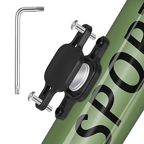 Dacitiery AirTag Bike Mount Holder, Waterproof Hidden Under Bottle Cage