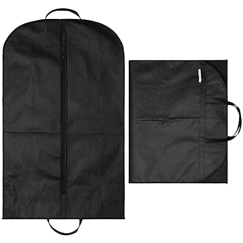 1 Pack Suit Bag Suit Cover For Men, Suits Carrier With Handles And Gusset